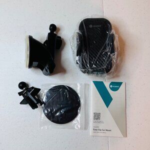 3-in-1 Universal Car Phone Mount Easy Clip Car Mount cell Phone Holder